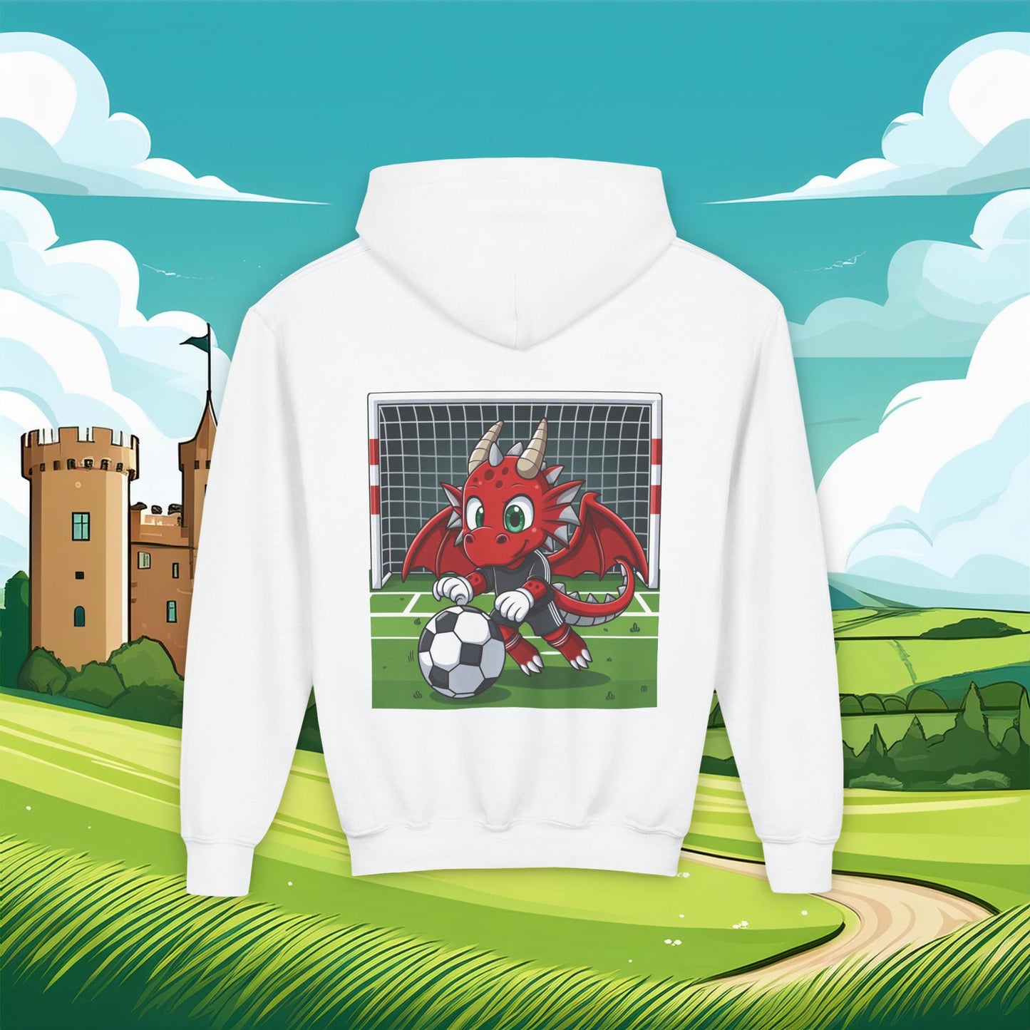 Wrexham Red Dragon Keeper Youth Hoodie