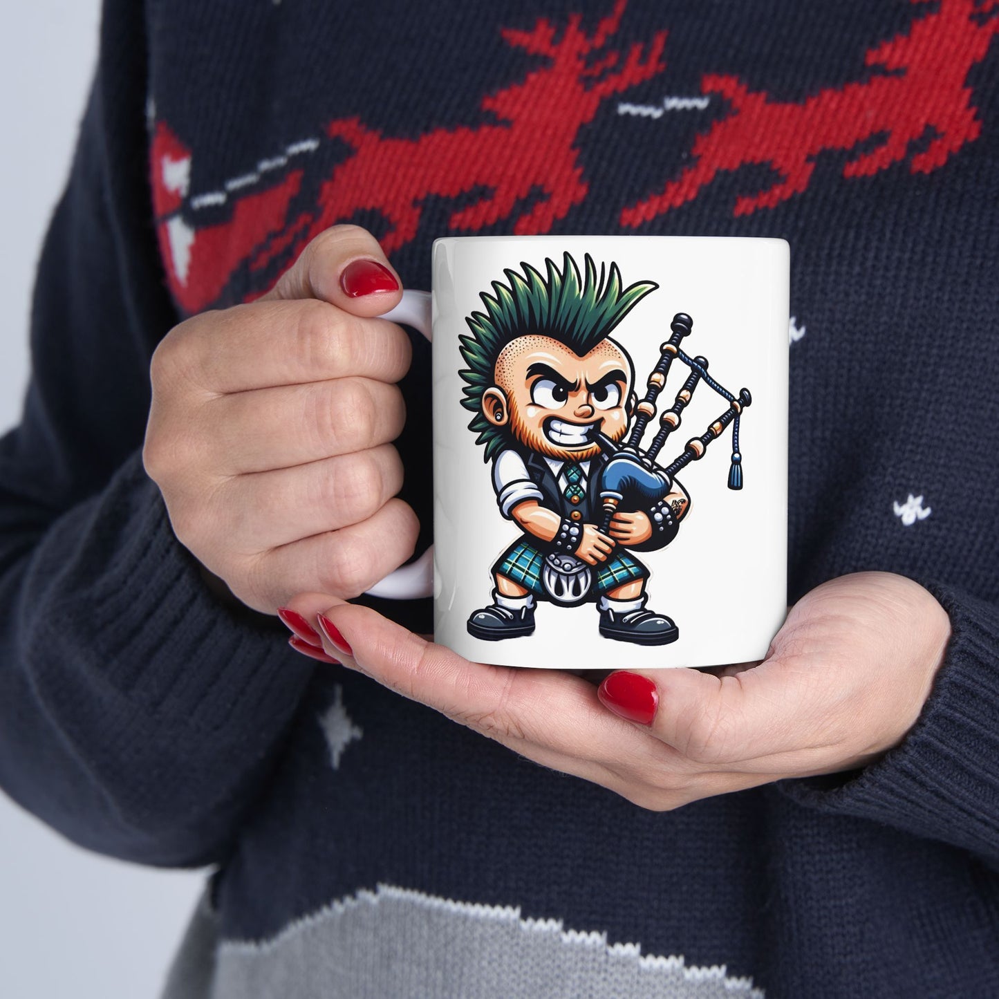 Scottish Punk Ceramic Mugs (11oz\15oz)