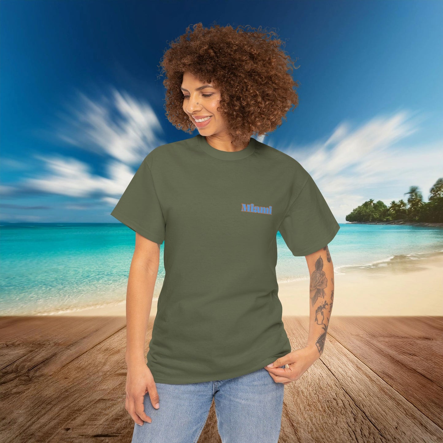 Miami Football Design Tee