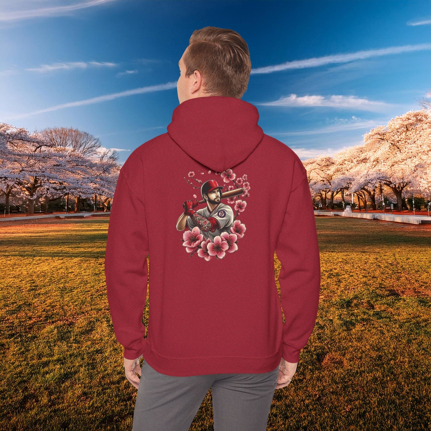 Washington Baseball Cherry Blossom Hoodie