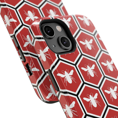 Honeycomb Bee Impact-Resistant Phone Case