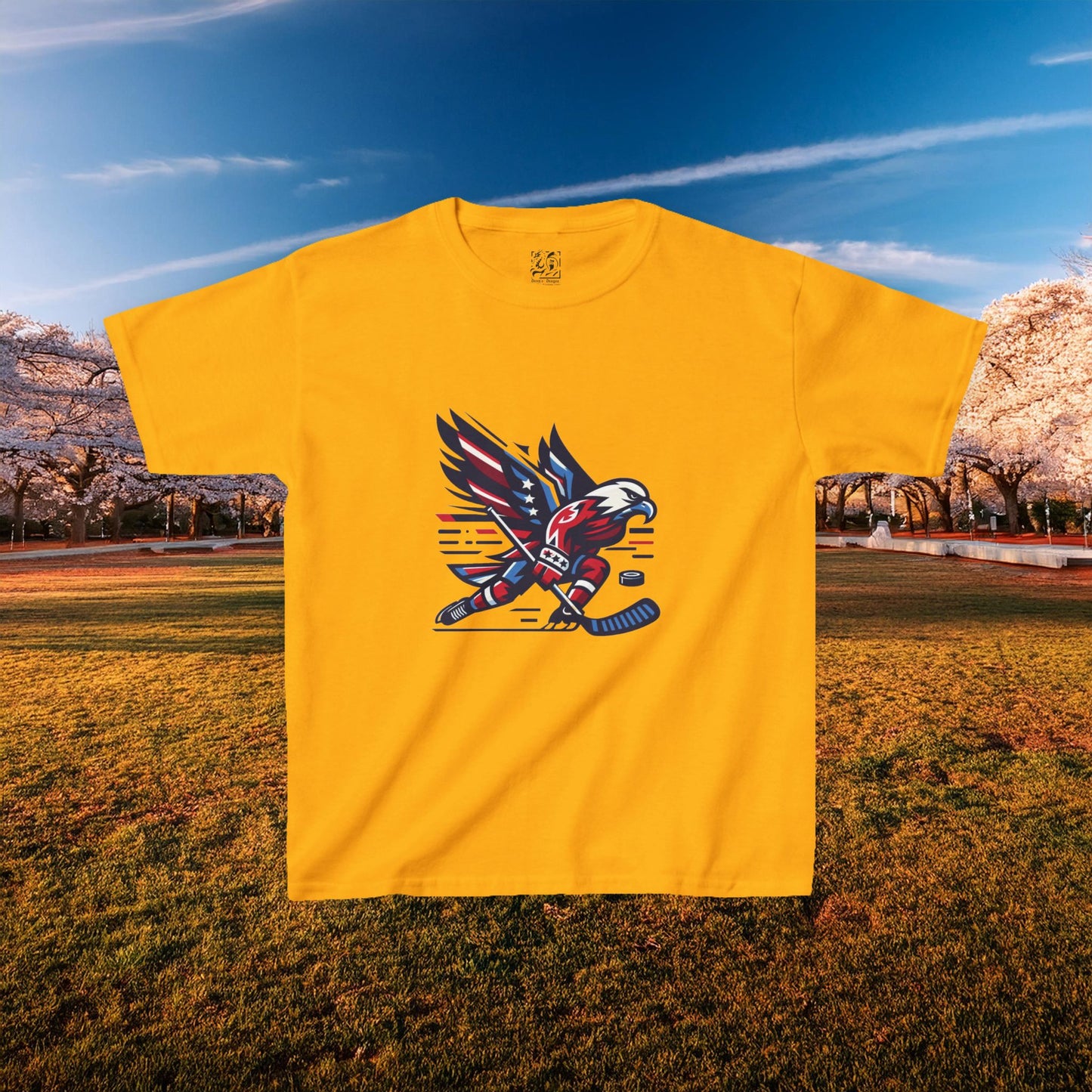 Washington Hockey Eagle Kids Tee