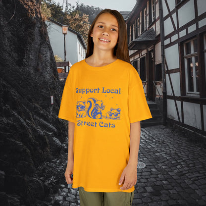 Support Local Street Cats Kids Tee