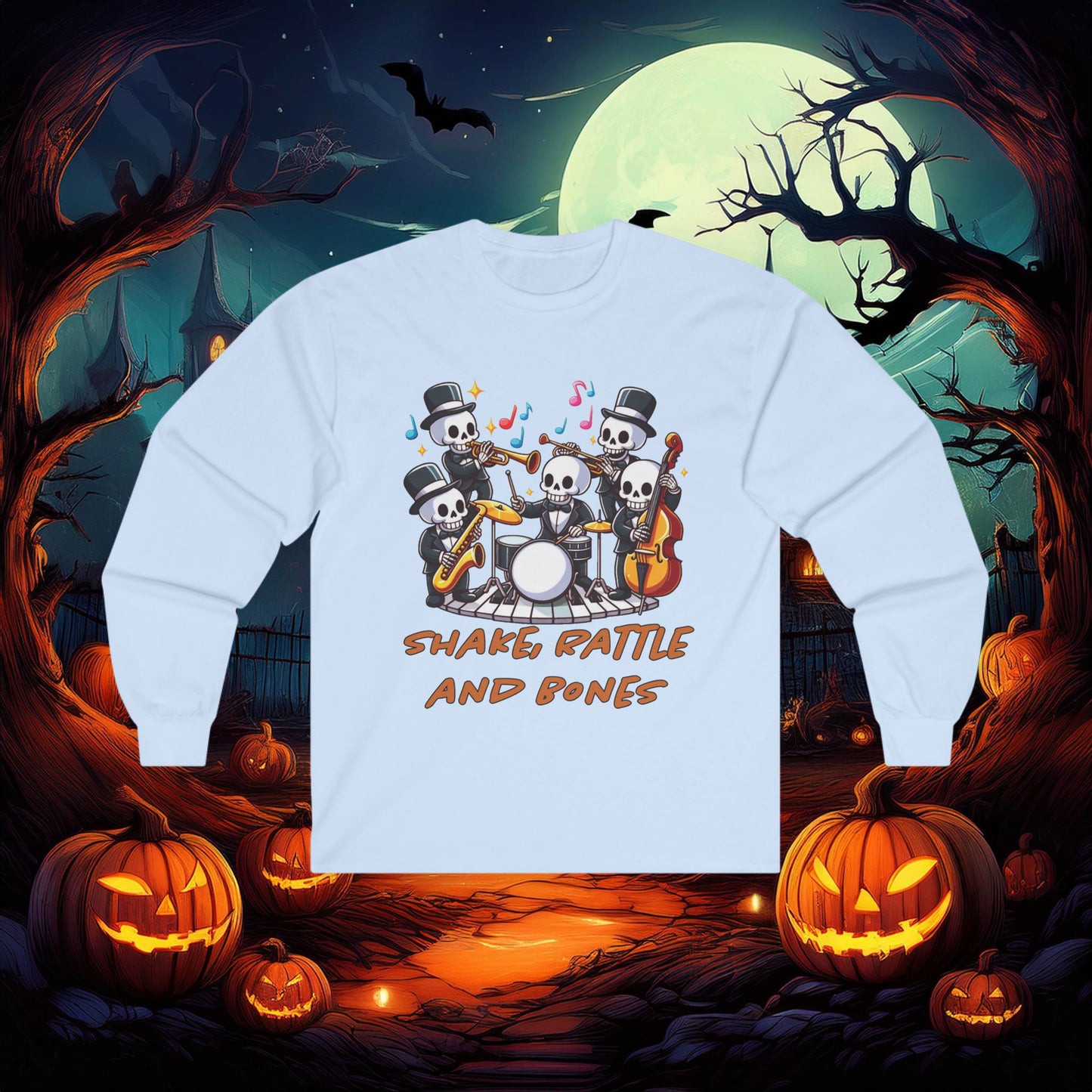 Shake, Rattle and Bones Long Sleeve Tee