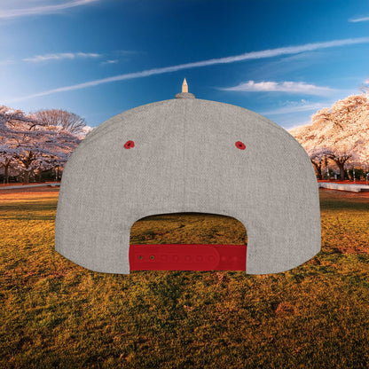 Washington Funky W Flat Bill Snapback - White