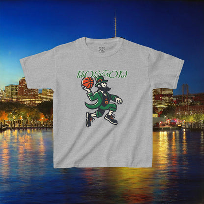 Boston Basketball Logo Kids Tee