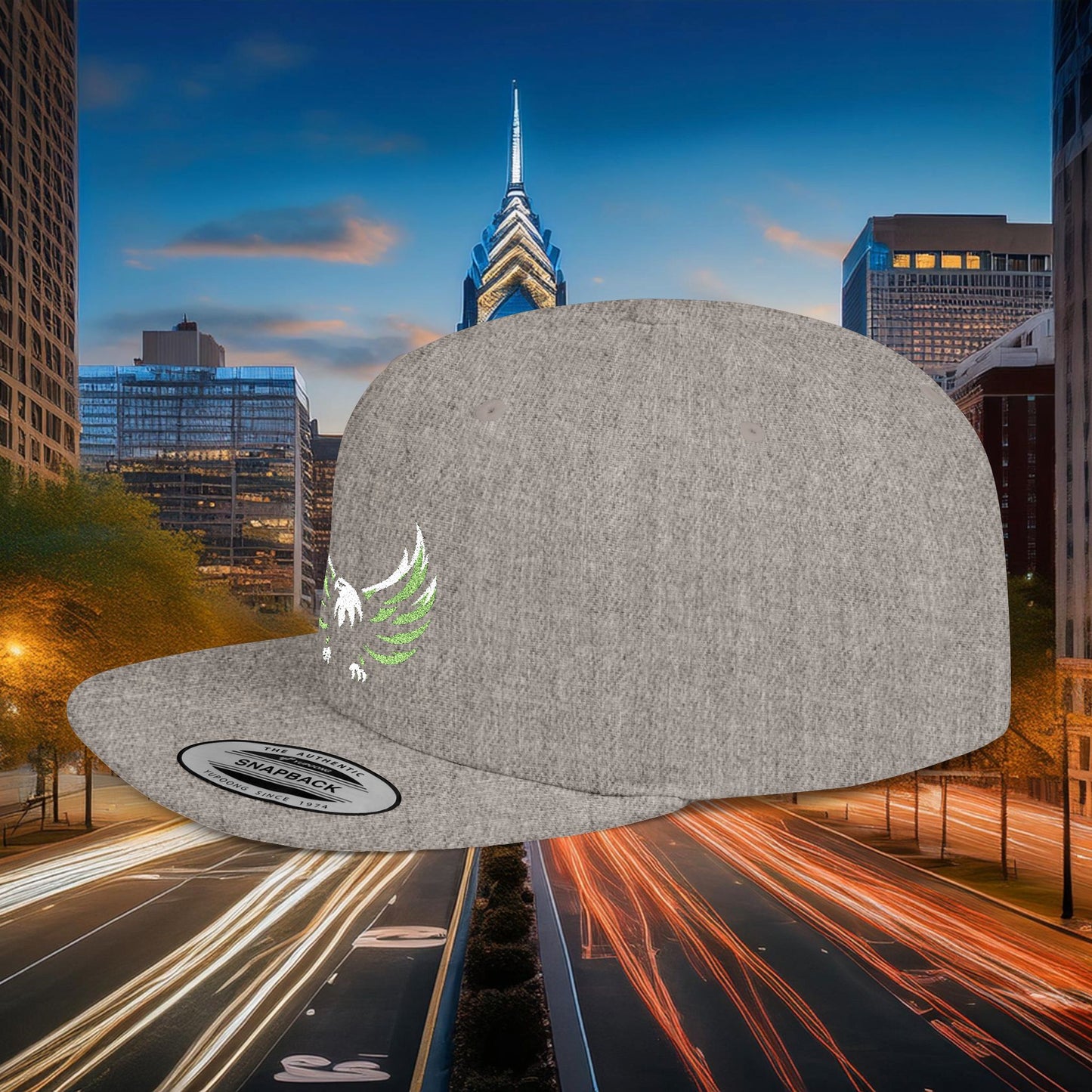 Philadelphia Eagles Logo Flat Bill Snapback