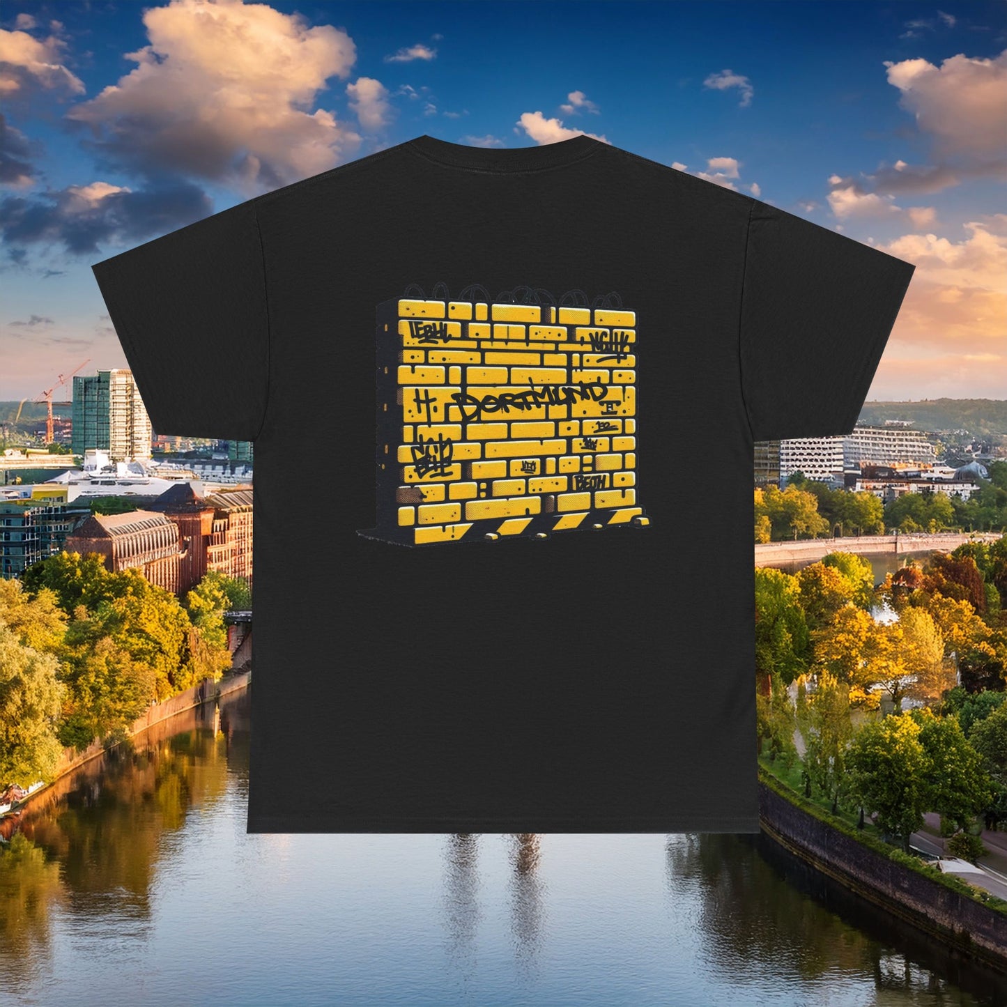 Dortmund Honeycomb Graffiti Tee
