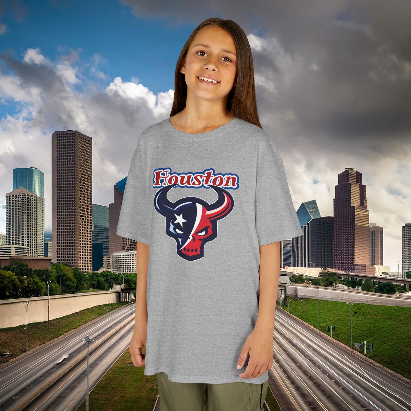 Houston Skull Kids Tee