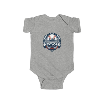 New York Bronx Baseball Infant Bodysuit