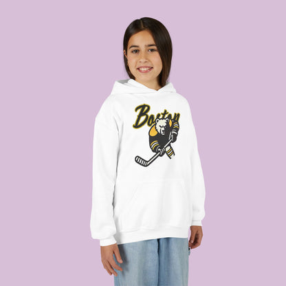Boston Hockey Bear Youth Hoodie