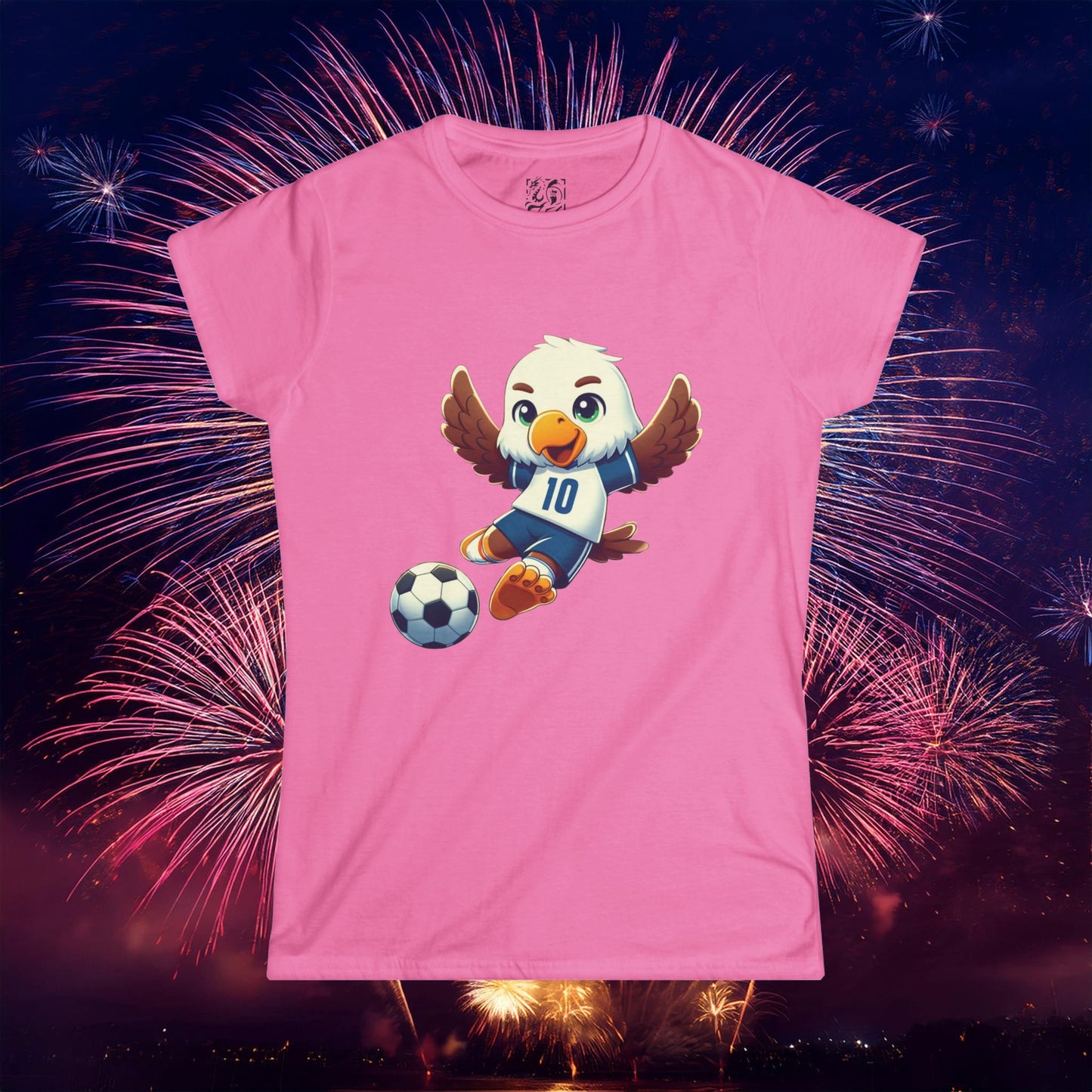 USA Soccer Little Eagle Women's Softstyle Tee