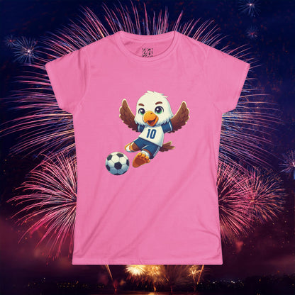 USA Soccer Little Eagle Women's Softstyle Tee
