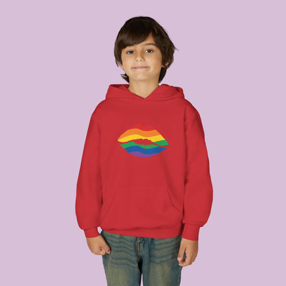 Rainbow Kiss Youth Hoodie