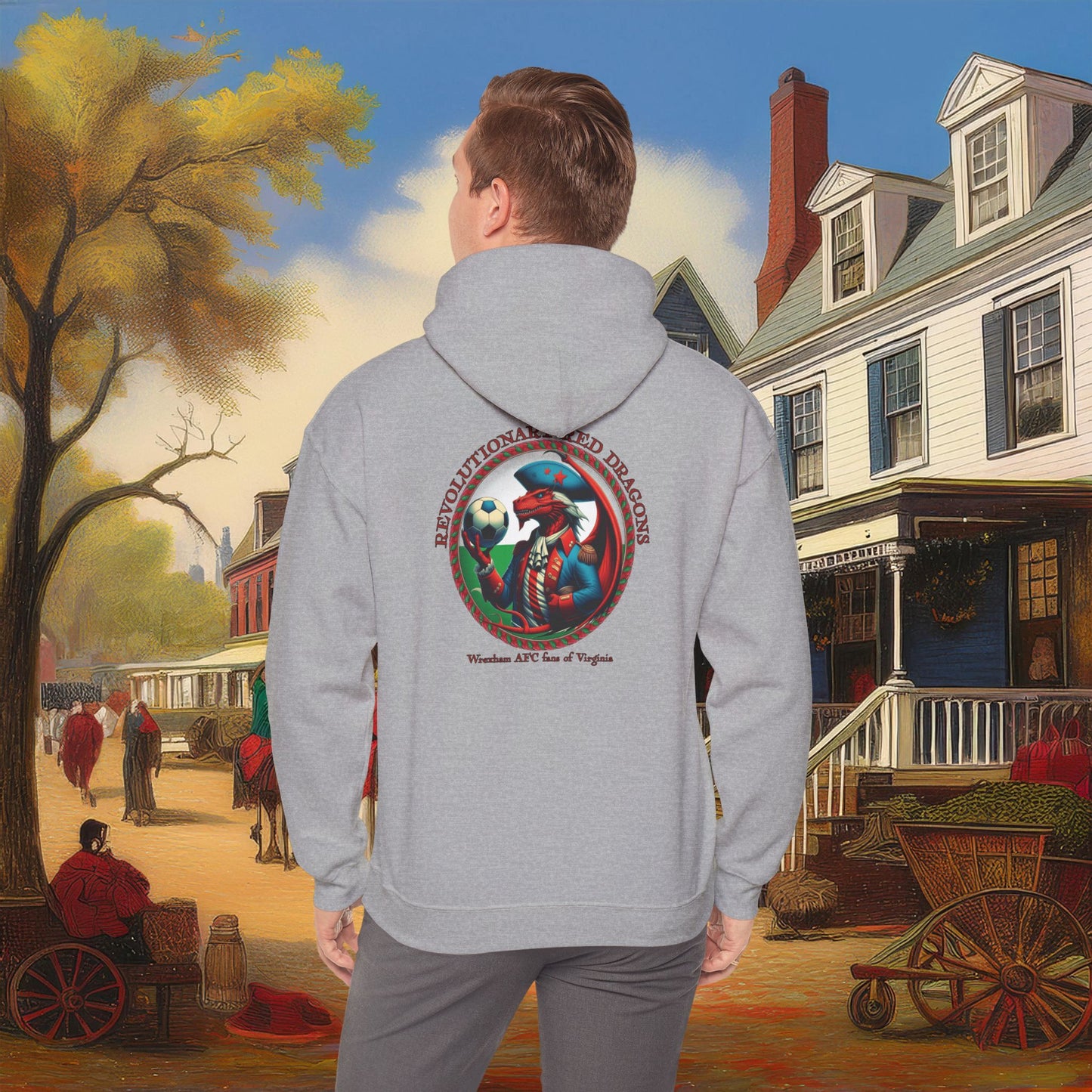 Revolutionary Red Dragons Crest Hoodie