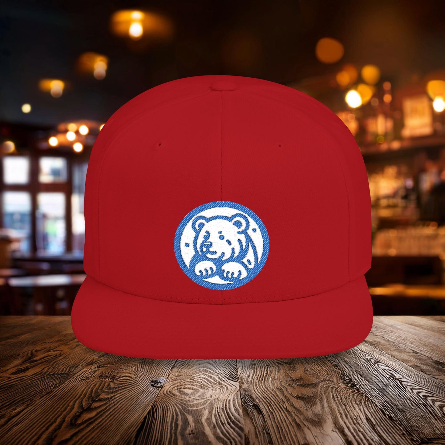 Bear Cub Flat Bill Snapback