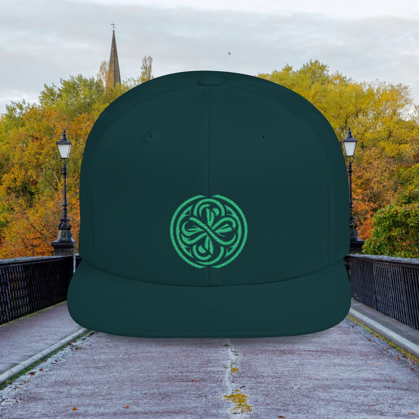 Celtic FC Crest Flat Bill Snapback