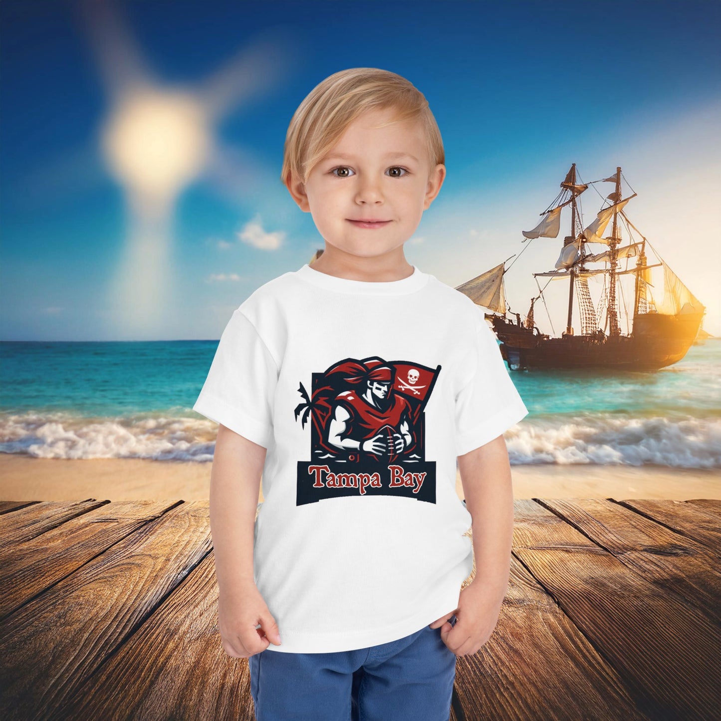 Tampa Bay Football Player Toddler Tee