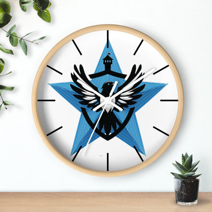 Blue Star Mags Wall Clock