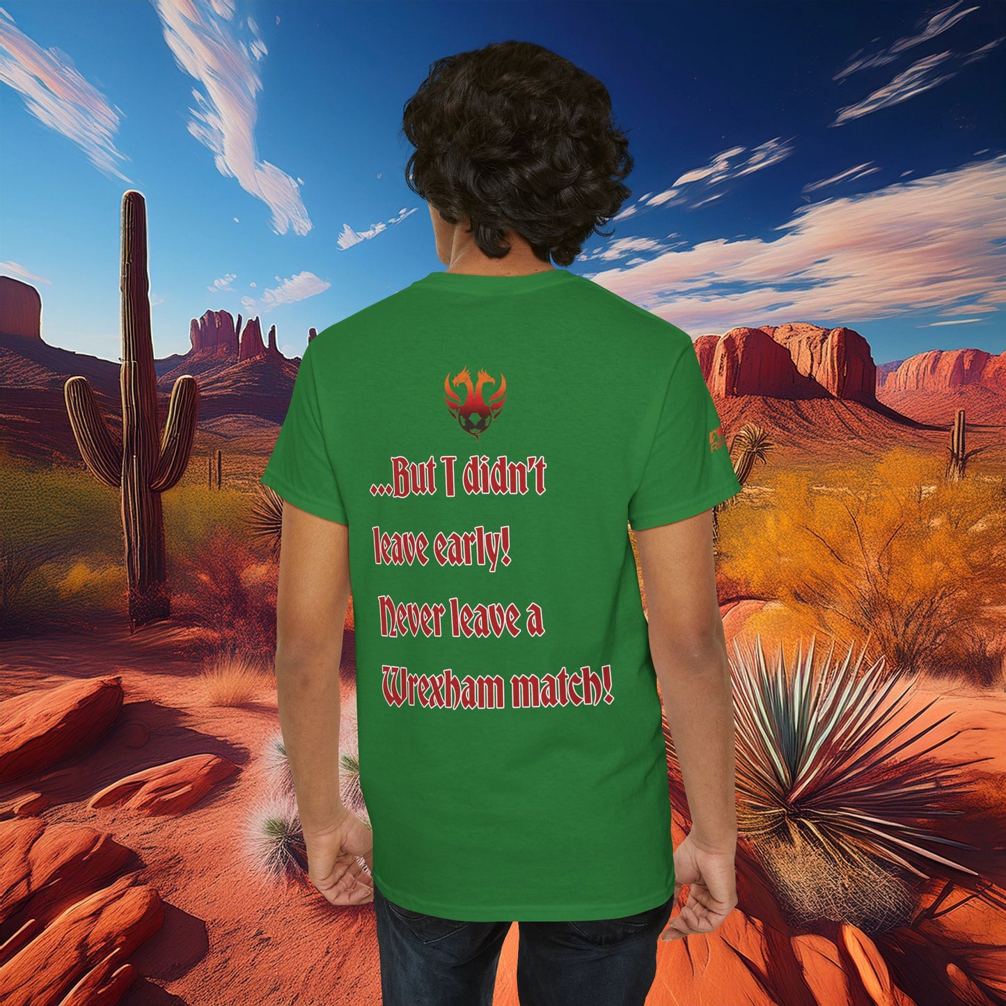 PHX Reds "Never Leave A Wrexham Match" Tee
