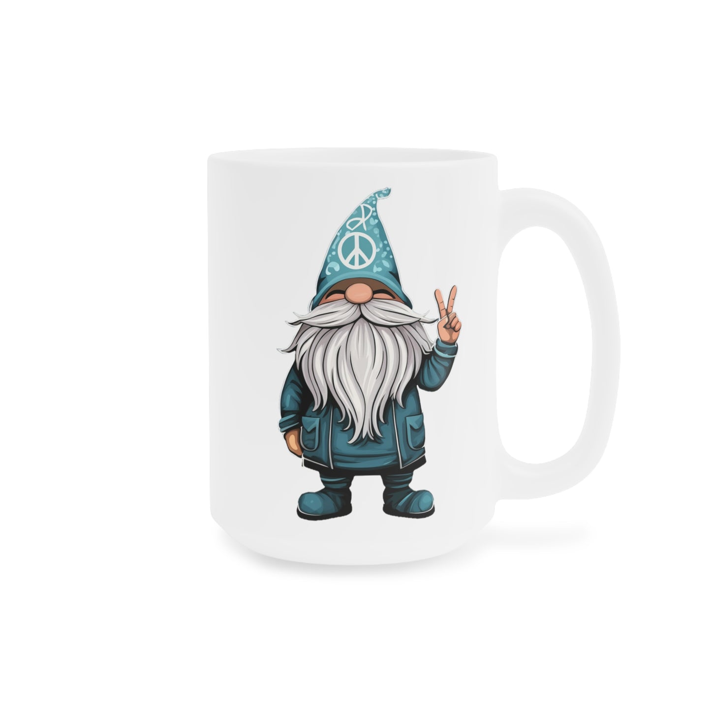 Peace Gnome Ceramic Mugs (11oz\15oz)