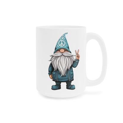 Peace Gnome Ceramic Mugs (11oz\15oz)