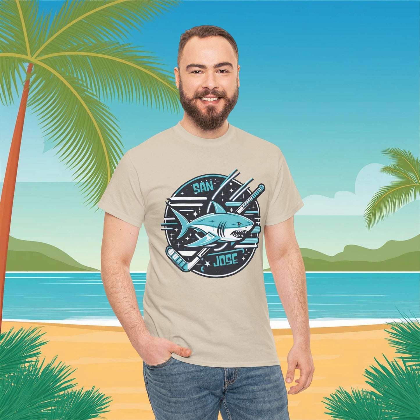 San Jose Hockey Logo Tee