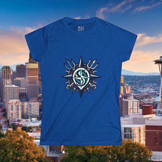 Seattle Baseball Crest Women's Softstyle Tee