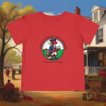 Little Revolutionary Red Dragons Toddler Tee