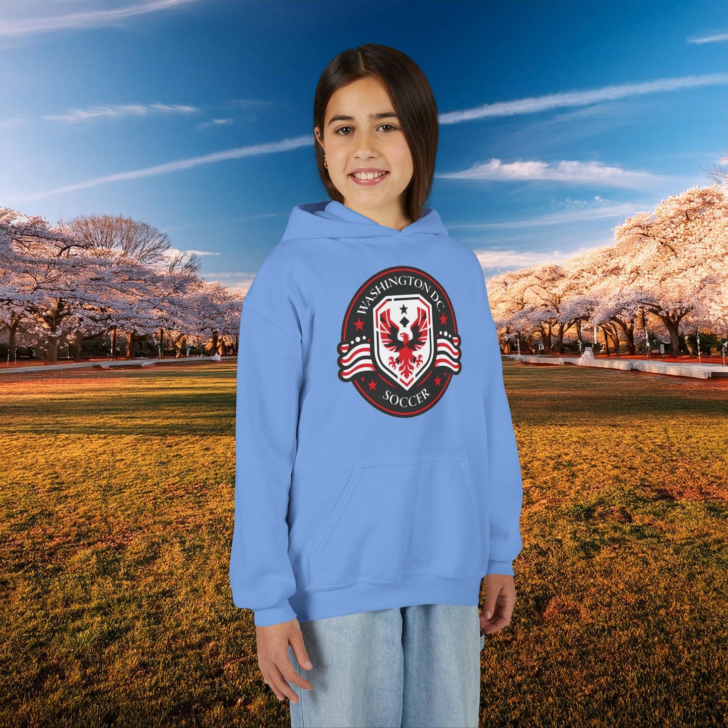 DC United Crest Youth Hoodie