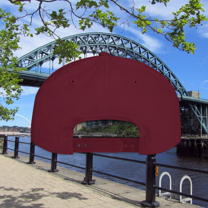 Newcastle United B&W Crest Flat Bill Snapback