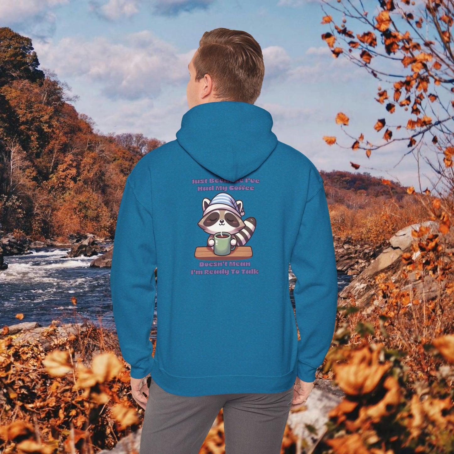 Raccoon Coffee Hoodie