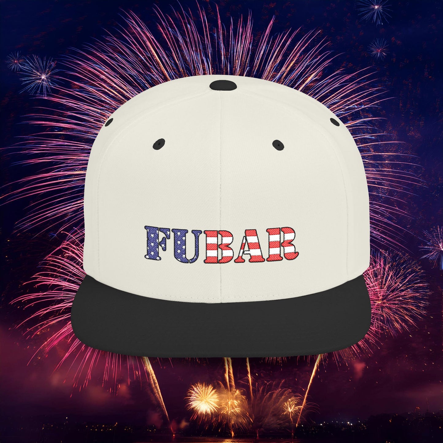 USA FUBAR Flat Bill Snapback
