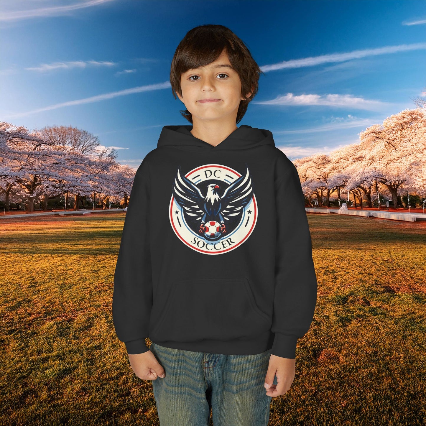 DC United Logo Youth Hoodie
