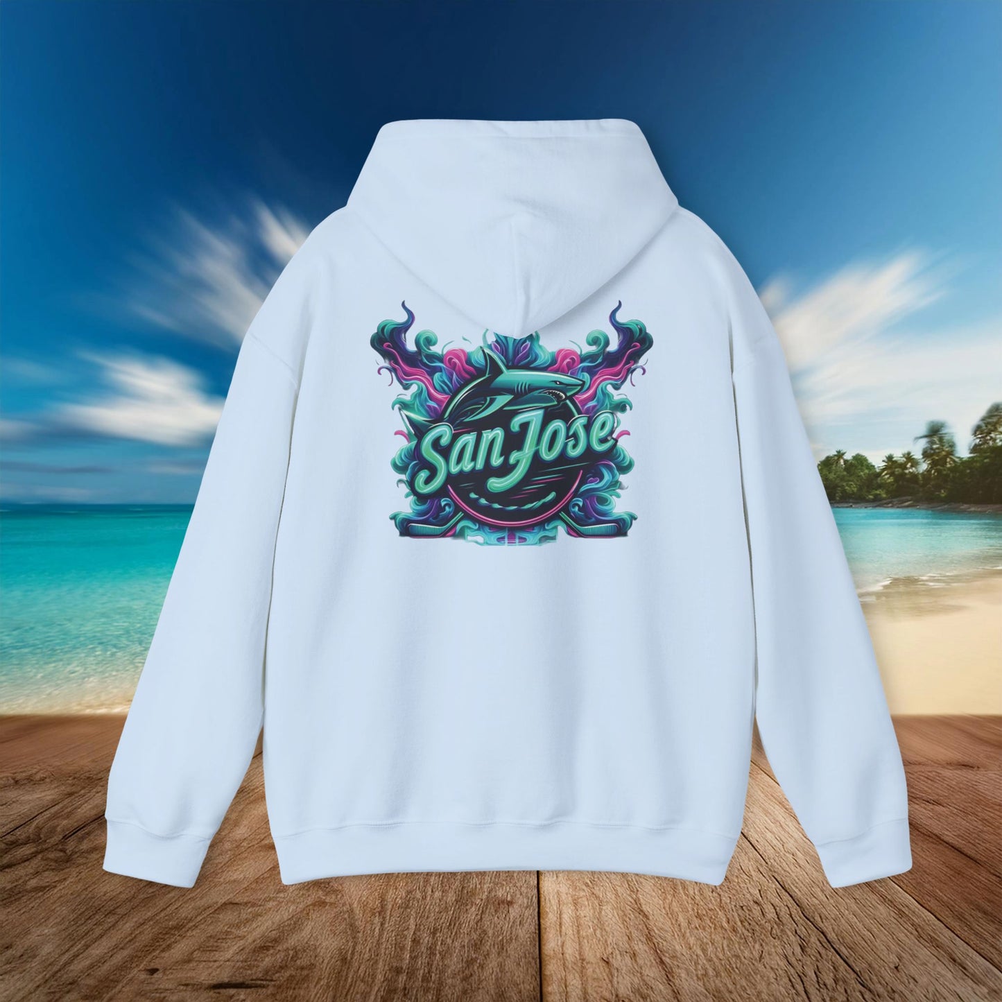 San Jose Hockey Neon Hoodie