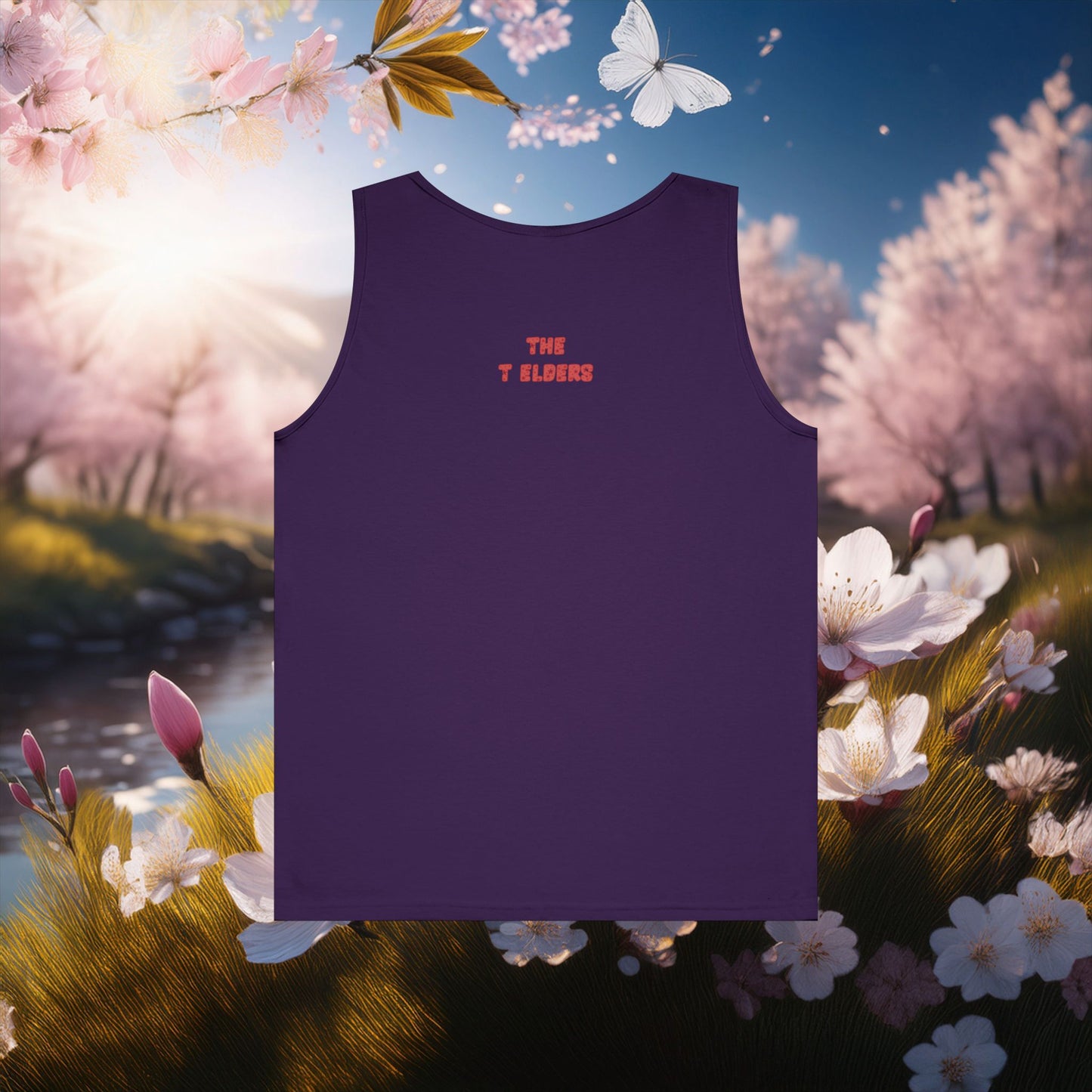 The T Elders Butterfly Unisex Heavy Cotton Tank Top