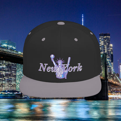 New York Lady Liberty Flat Bill Snapback