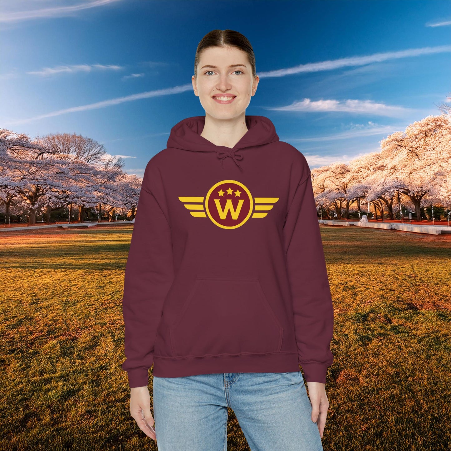 Washington DC Football Logo Hoodie
