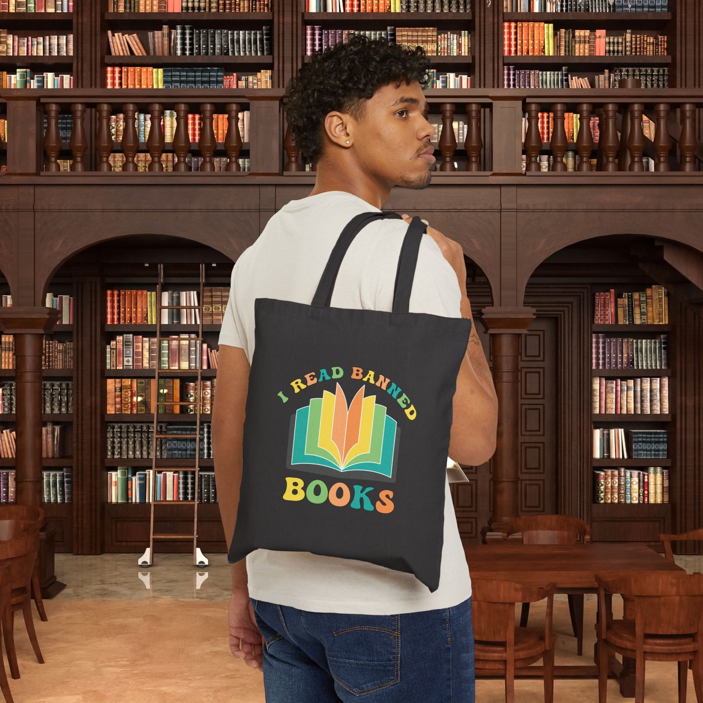 I Read Banned Books Canvas Tote