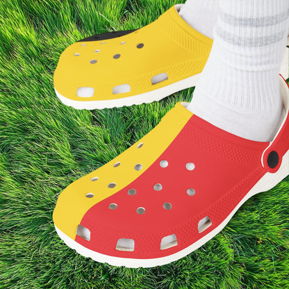 The Belgian Flag Foam Clogs