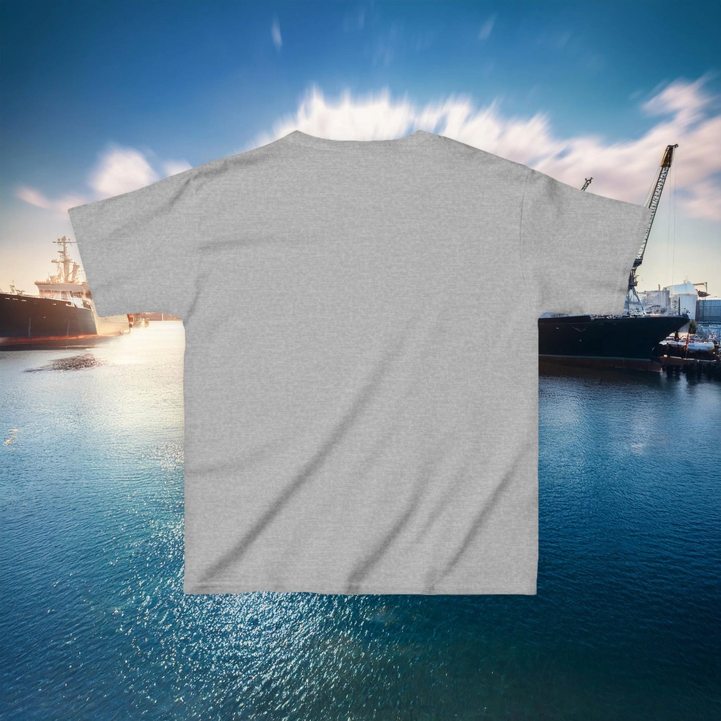 Navy Anchors Aweigh Kids Tee