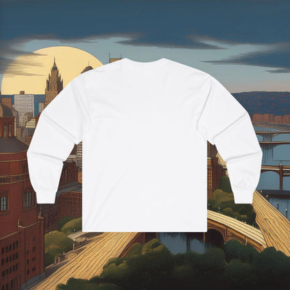 Pittsburgh Football Crest Long Sleeve Tee