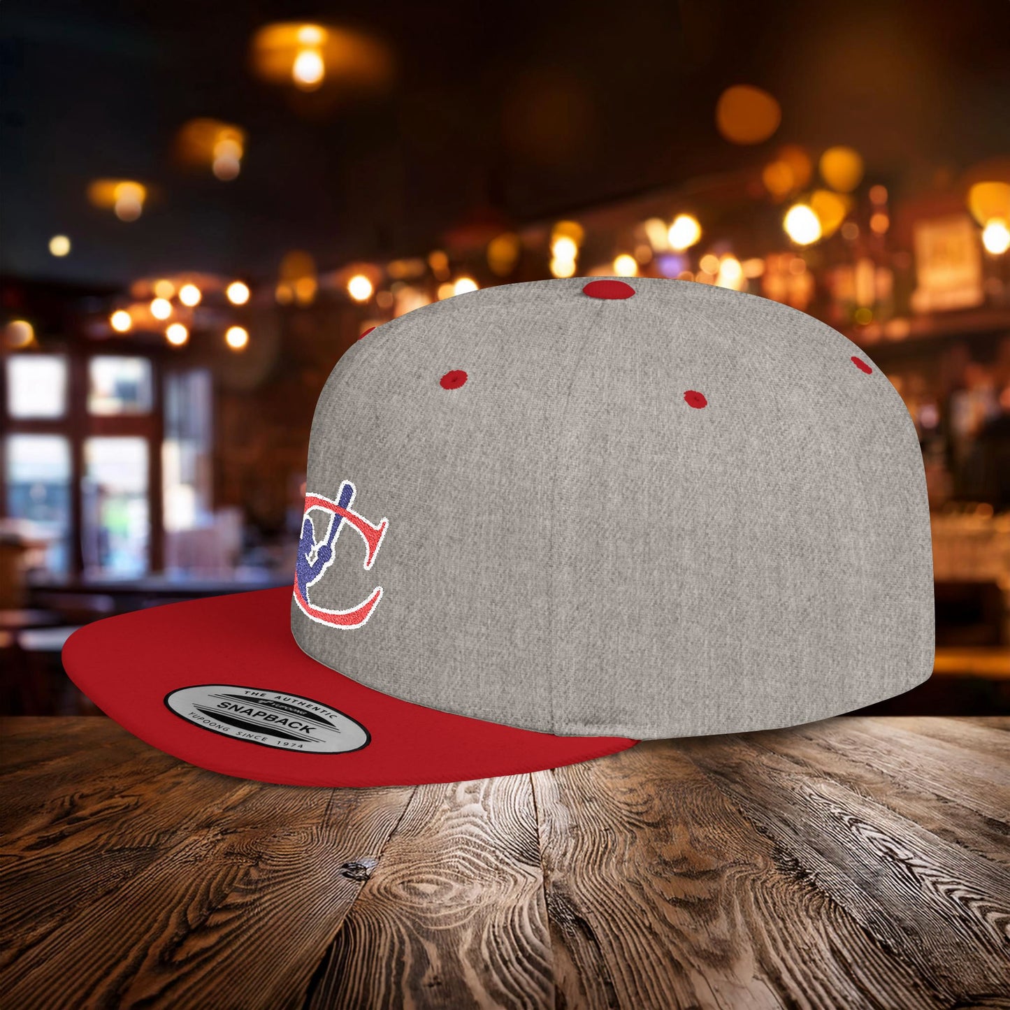 Cincinnati Player Logo Flat Bill Snapback