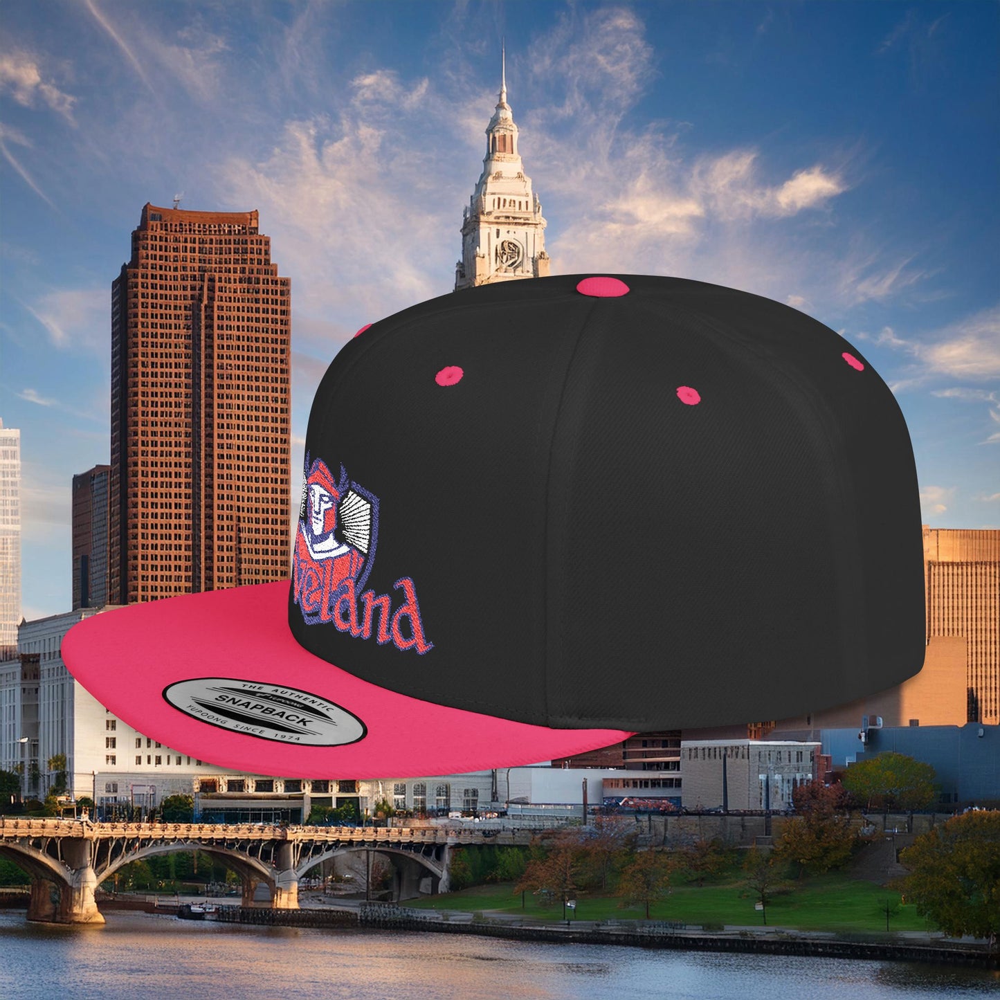Cleveland Baseball Flat Bill Snapback