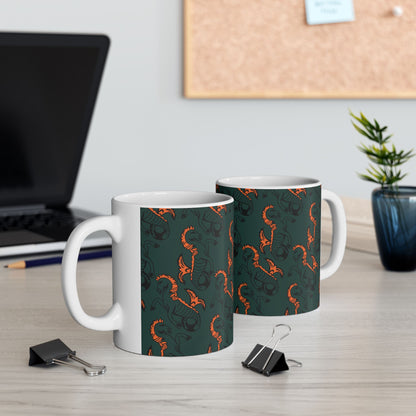 Newcastle Seahorse Ceramic Mugs (11oz/15oz)