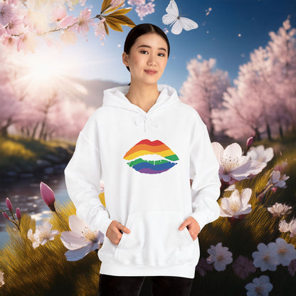 Rainbow Kiss Unisex Hoodie