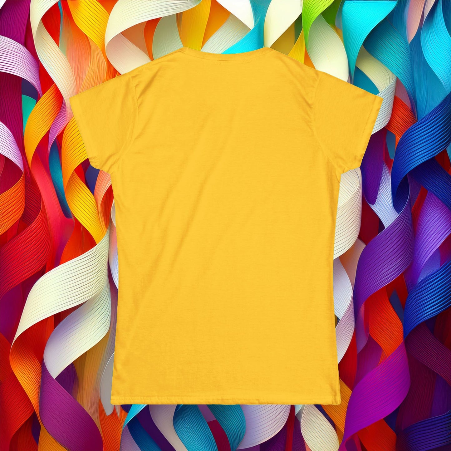 Rainbow Heart Women's Softstyle Tee