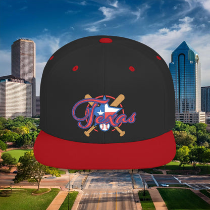 Texas Baseball Flat Bill Snapback