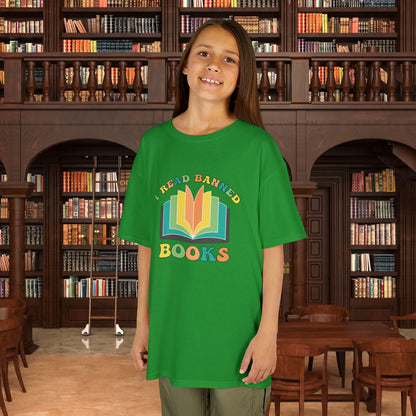 I Read Banned Books Kids Tee