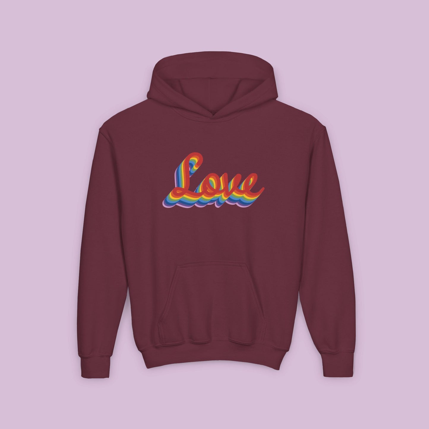 Rainbow Love Youth Hoodie